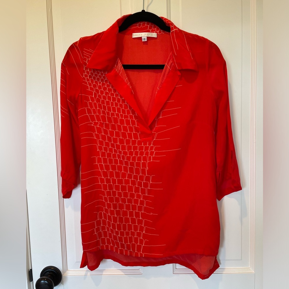 Erica Tanov Silk Blouse